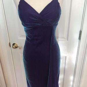Purple sparkly prom dress